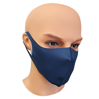 Atemschutzmaske, Mitternachtsblau Gr. XL 90% PES / 10% PUR / Silberfasern