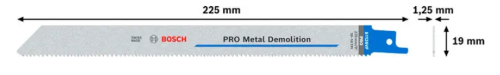 BiMetall S1125VF Pack  2 Stck