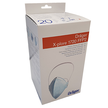 Filtermaske FFP2 ohne Ventil in Box  20 Stck (Drger)