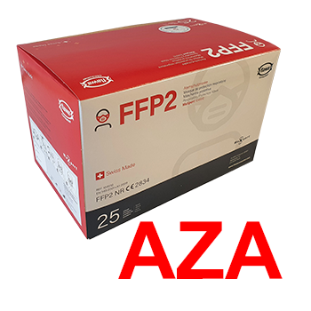 Atemschutzmaske FFP2 ohne Ventil in Box  25 Stck (Flawa)
