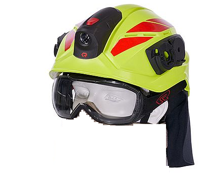 Waldbrandhelm mit Korbschutzbrille 