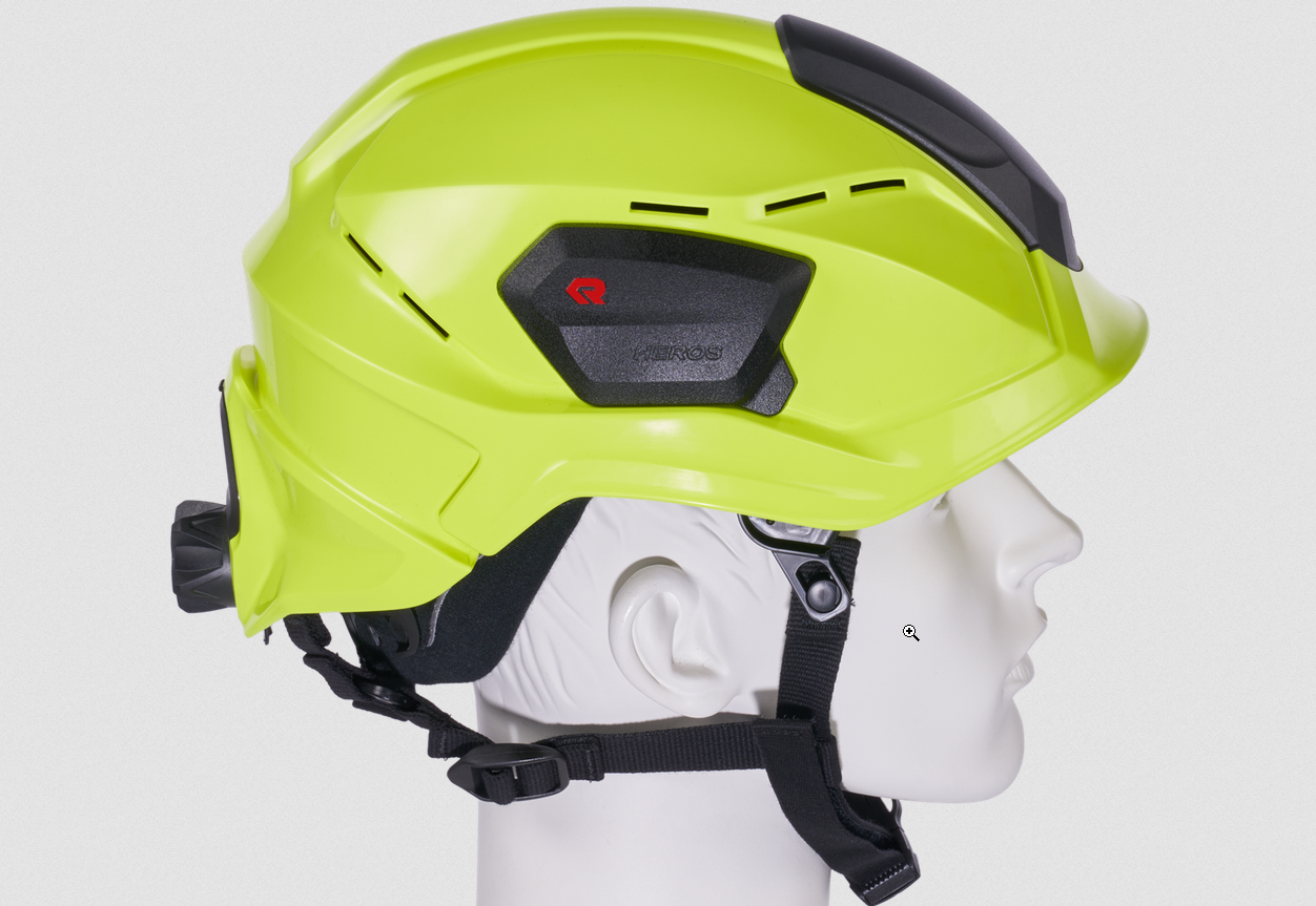 Tagesleuchtgelb RAL 1026 mit Ventilationsffnungen, ohne Zubehr