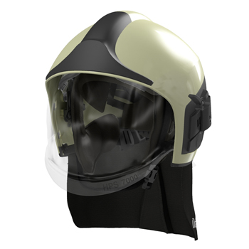 Helm Drger HPS 7000, nachleuchtend Schild schwarz, Grsse L