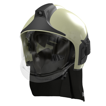 Helm Drger HPS 7000, nachleuchtend Schild schwarz, Gr. M,  Helmlampe