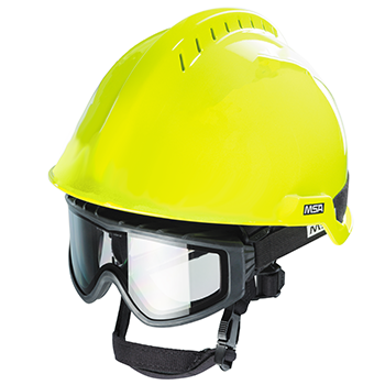 Helm Waldbrandbekmpfung F2 X-TREM, leuchtgelb, mit Brille