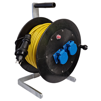 Kabelrolle 40 m, 3x1.5 mm2, 2xT13 230 Volt - IP55