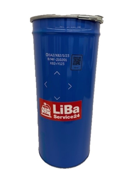 LiBaDrum, 62 Liter, Stahlblechfass inkl. Magnetfolie
