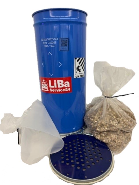 LiBaDrum, 62 Liter, Stahlblechfass inkl. Magnetfolie