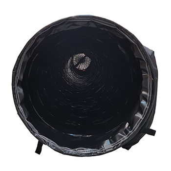 Spiralflex PVC schwarz, Lnge 5m
