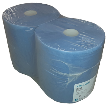 Reinigungspapier Policart B380 Pack  2 Rollen, 360m x 36cm