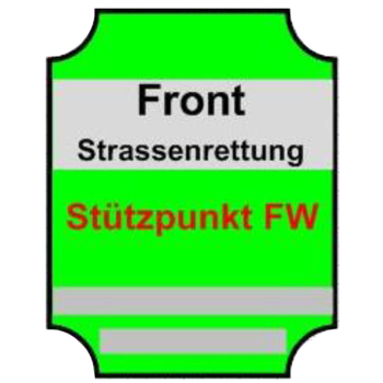 Weste Strassenrettung Sttzpunkt Front/Strassenrettung