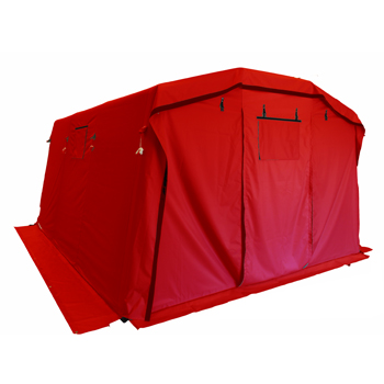 Schnelleinsatz-Zelt 4m x 5m Vetter, Typ PZ 17, Farbe rot